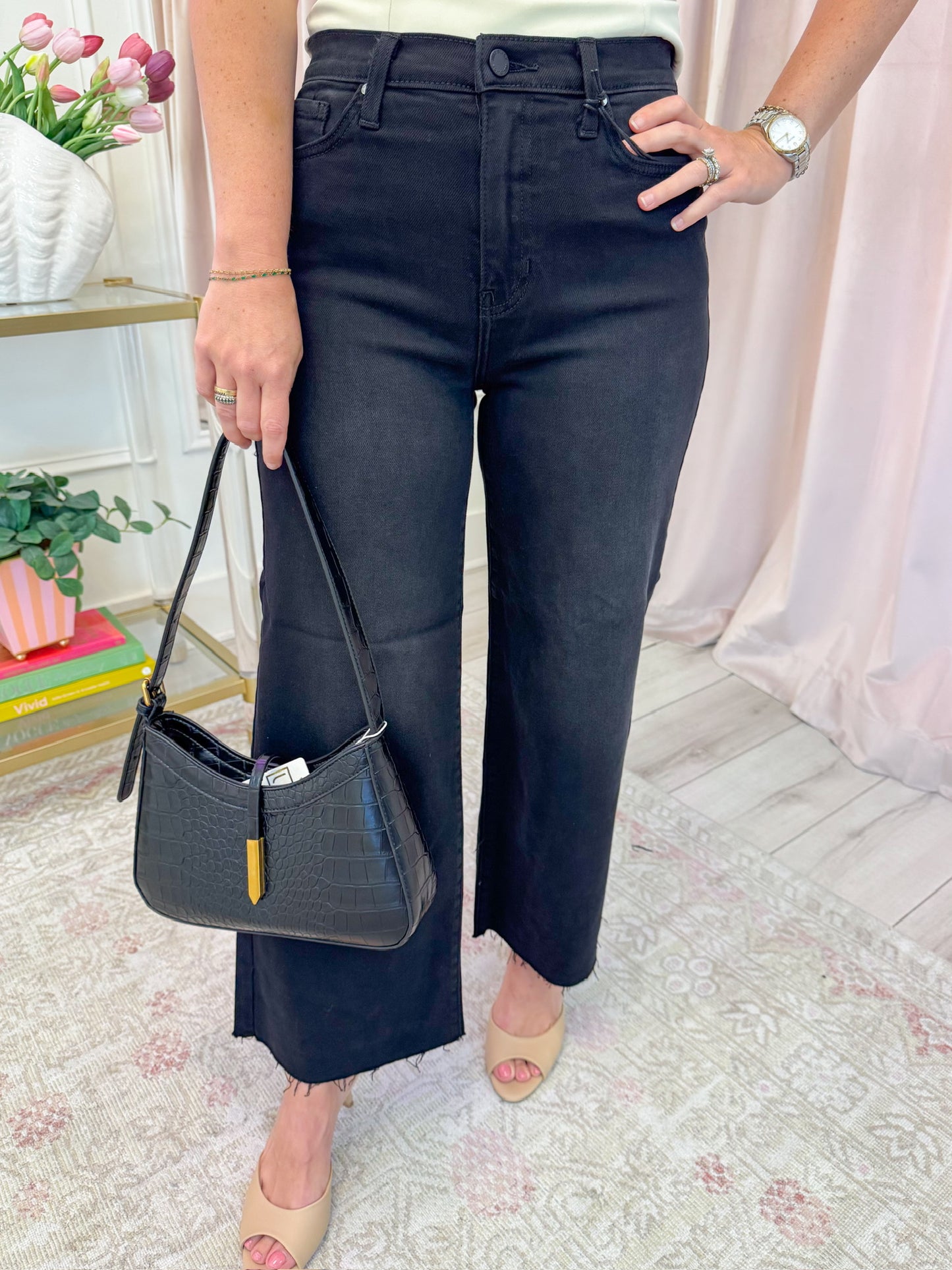 JBD Scissor Cut Wide Leg Jean