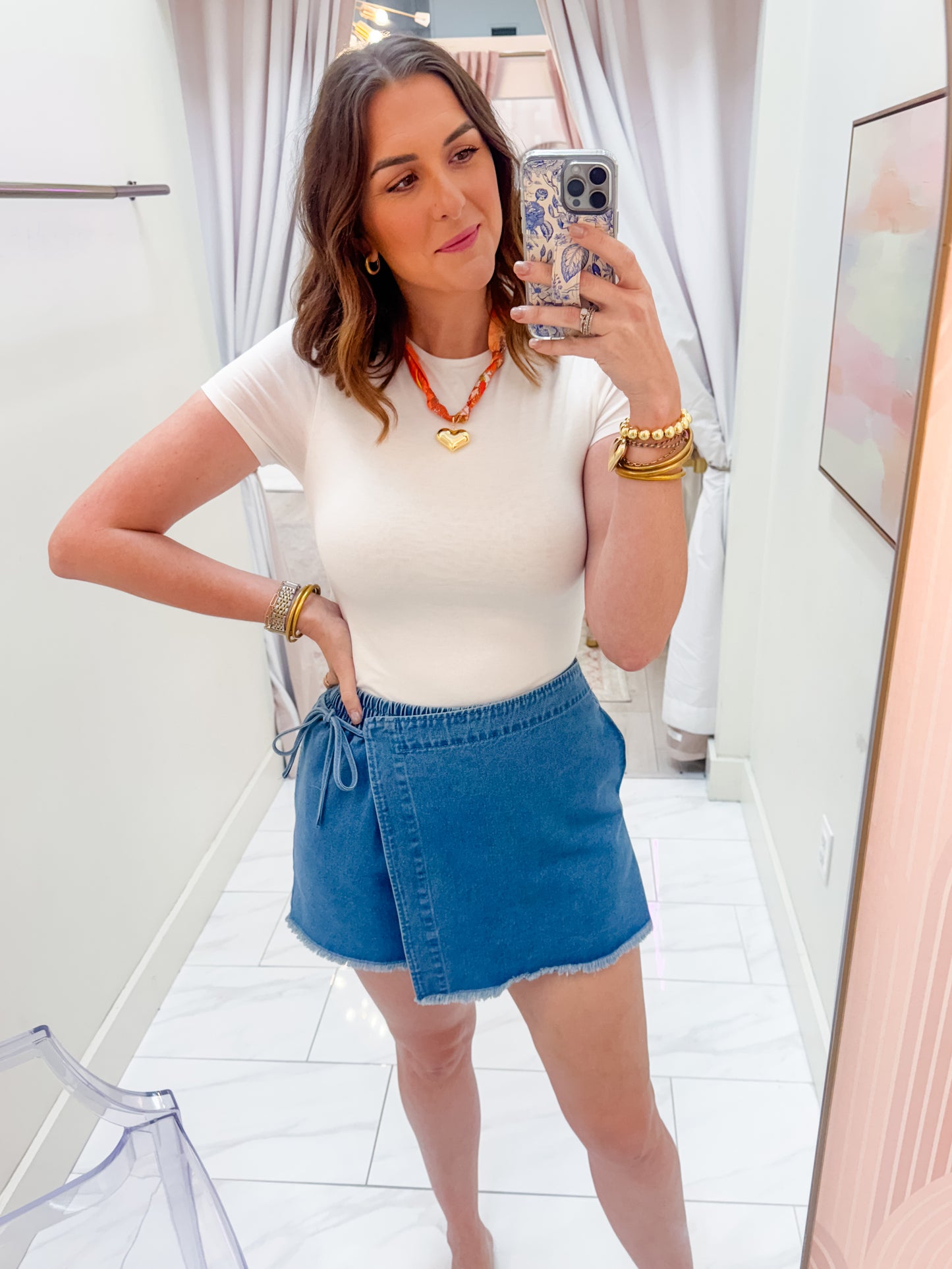 Double Layer Cap Sleeve Bodysuit