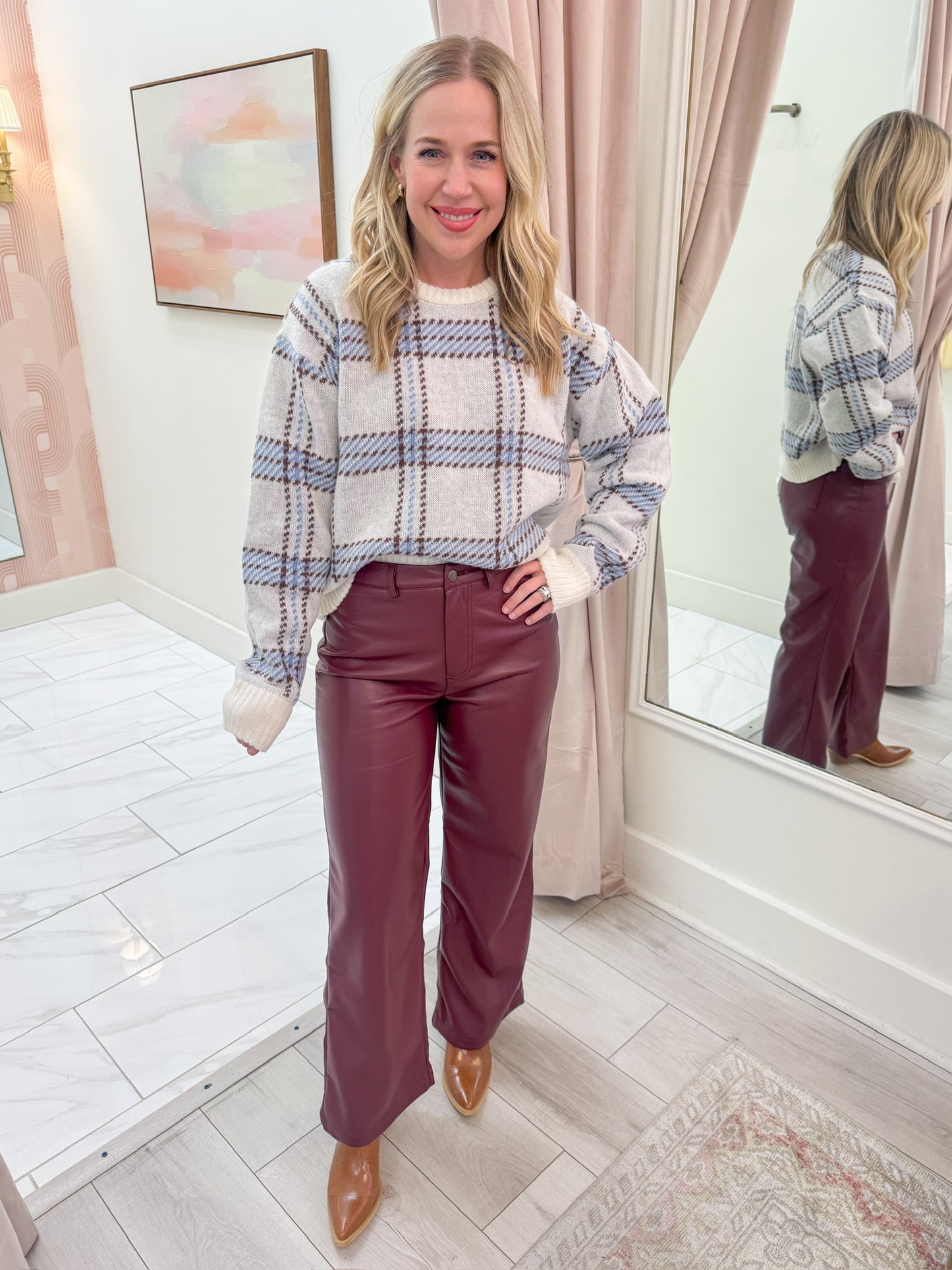 ZS Junction Plaid Sweater