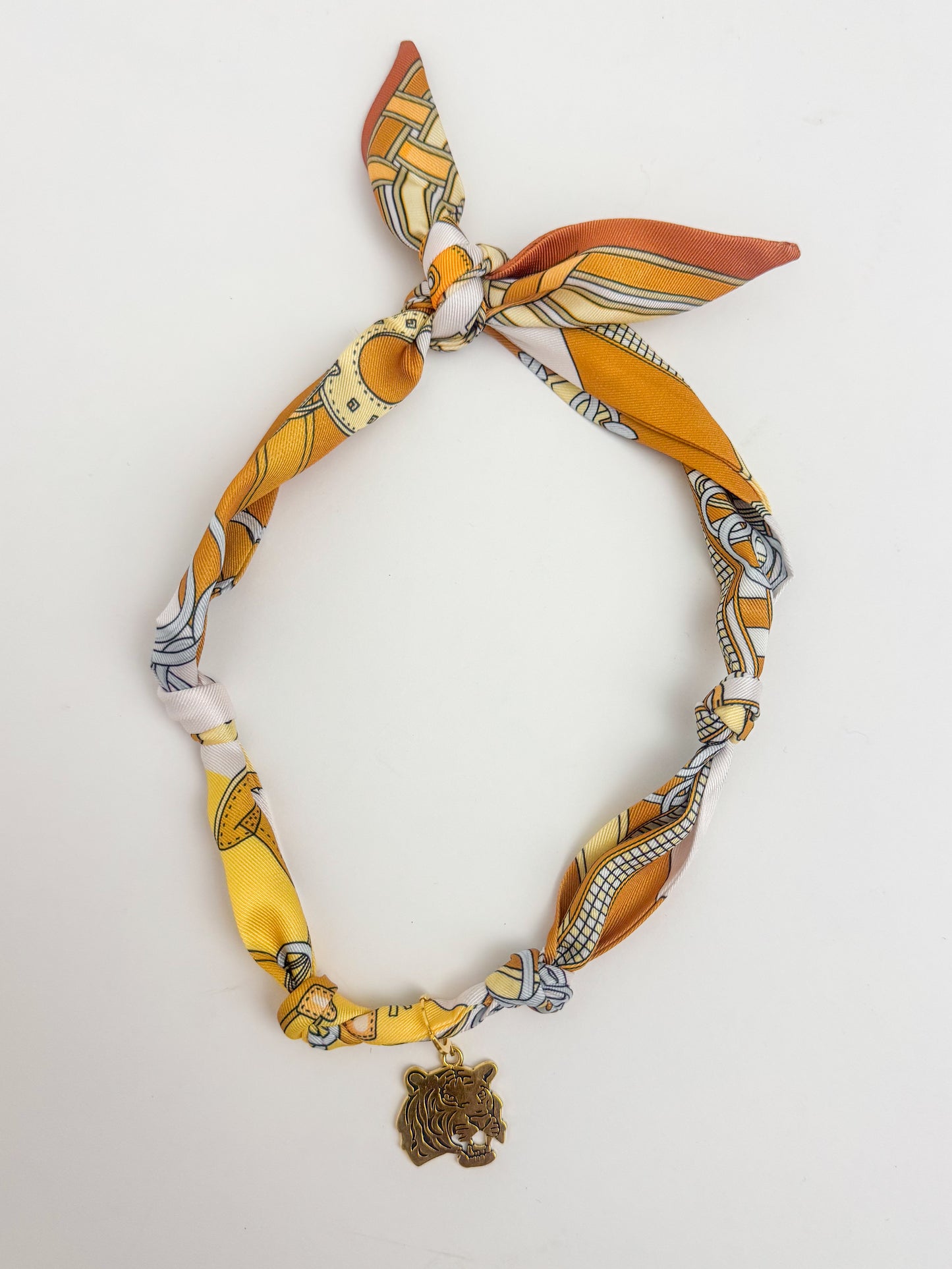 Gameday Knotted Scarf Necklace