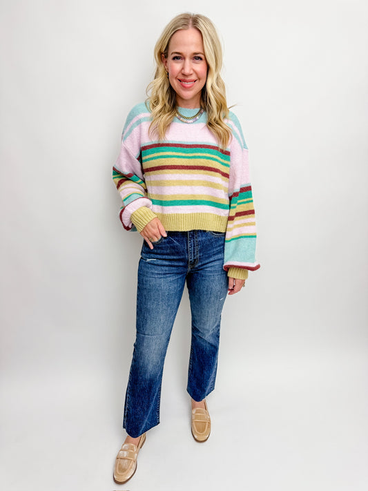 Shy Girl Crop Flare Socialite Vintage