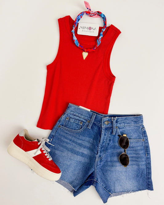 ZS Everyday Hi-Rise Denim Short