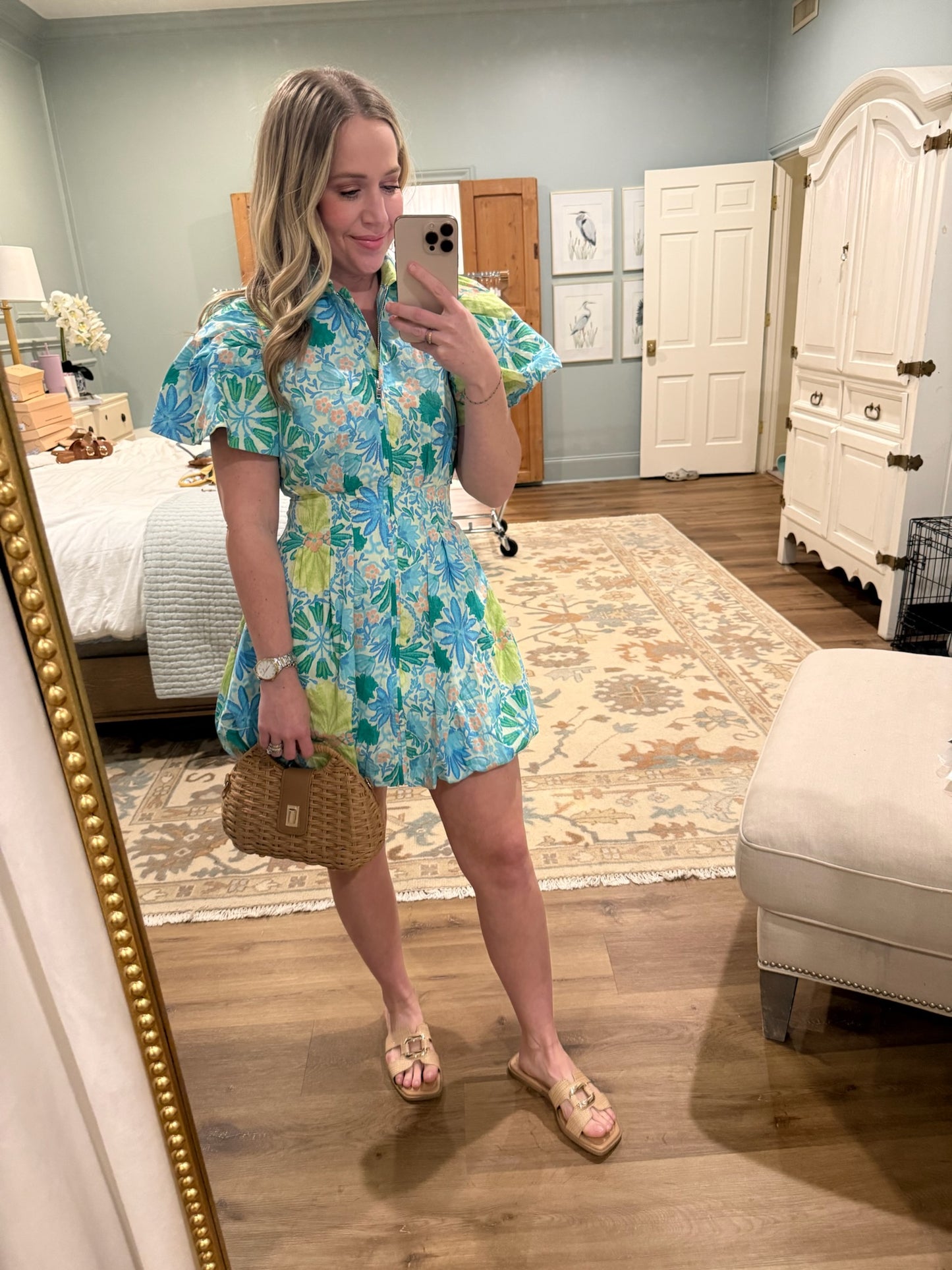 Dylan Puff Sleeve Mini Dress