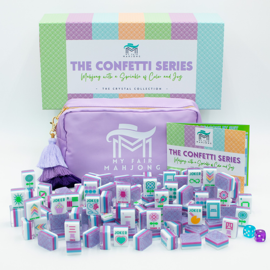 Crystal Confetti Purple Tile Set