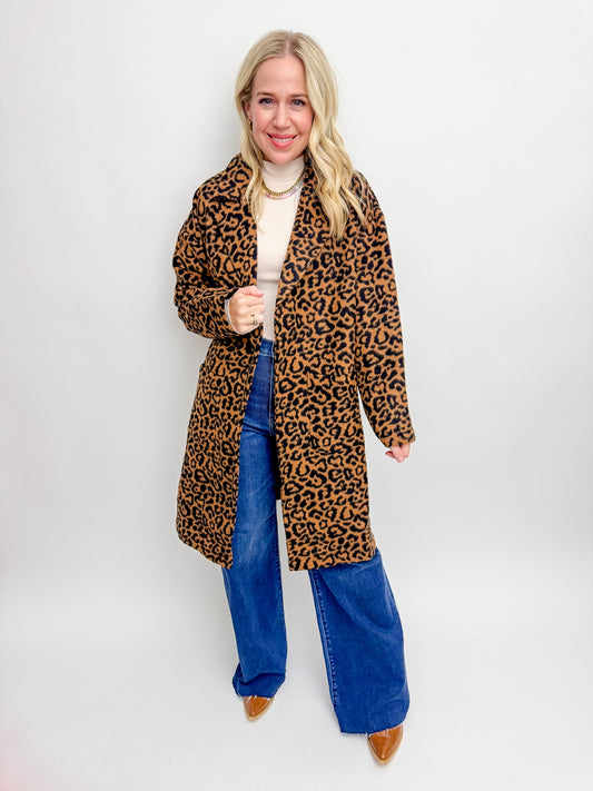 Animal Instinct Leopard Coat