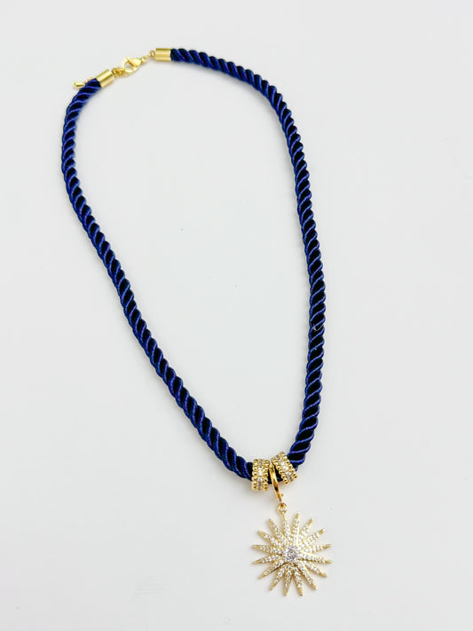 Lenny Cord Charm Necklace