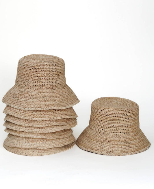 Isla Raffia Bucket Hat