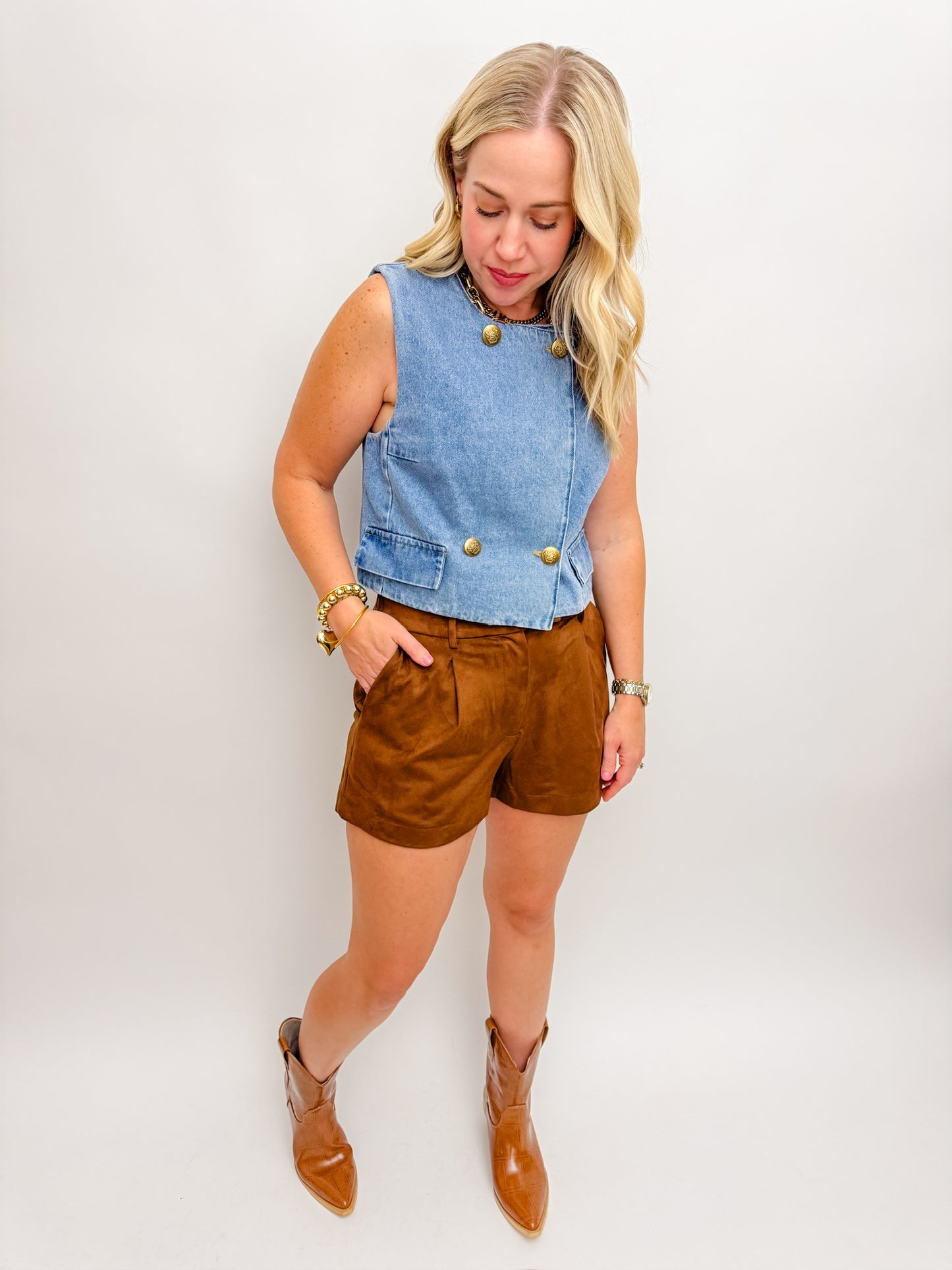 Brea Denim Vest