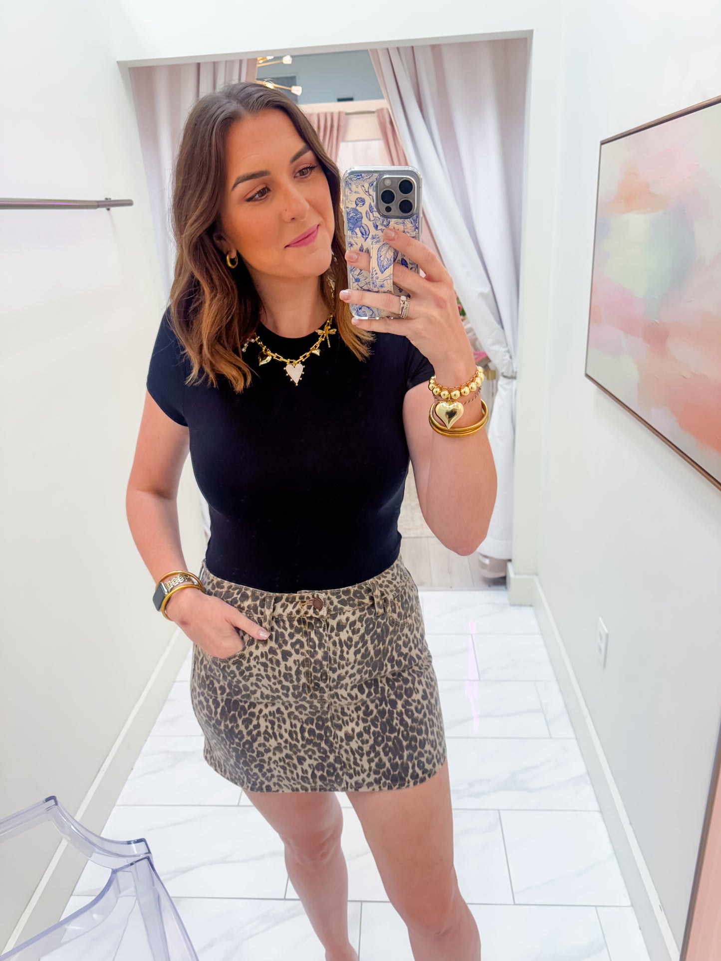 Double Layer Cap Sleeve Bodysuit