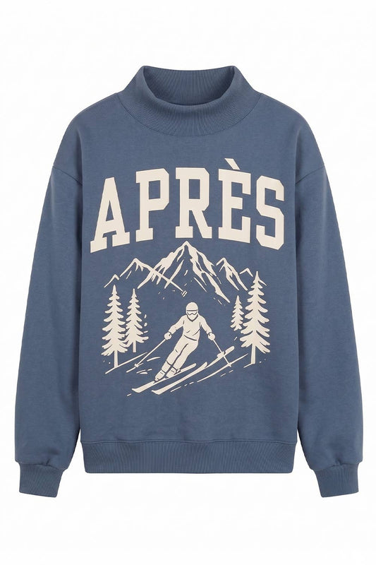 Apres/Ski Mock-Neck Sweatshirt