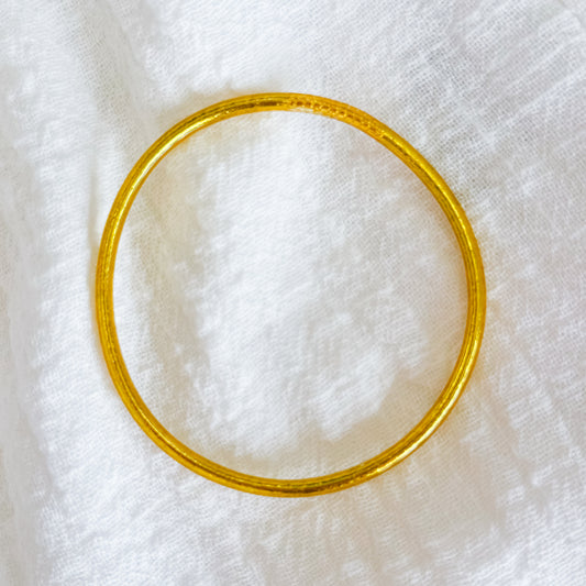 Thai Skinny Bangle - Gold