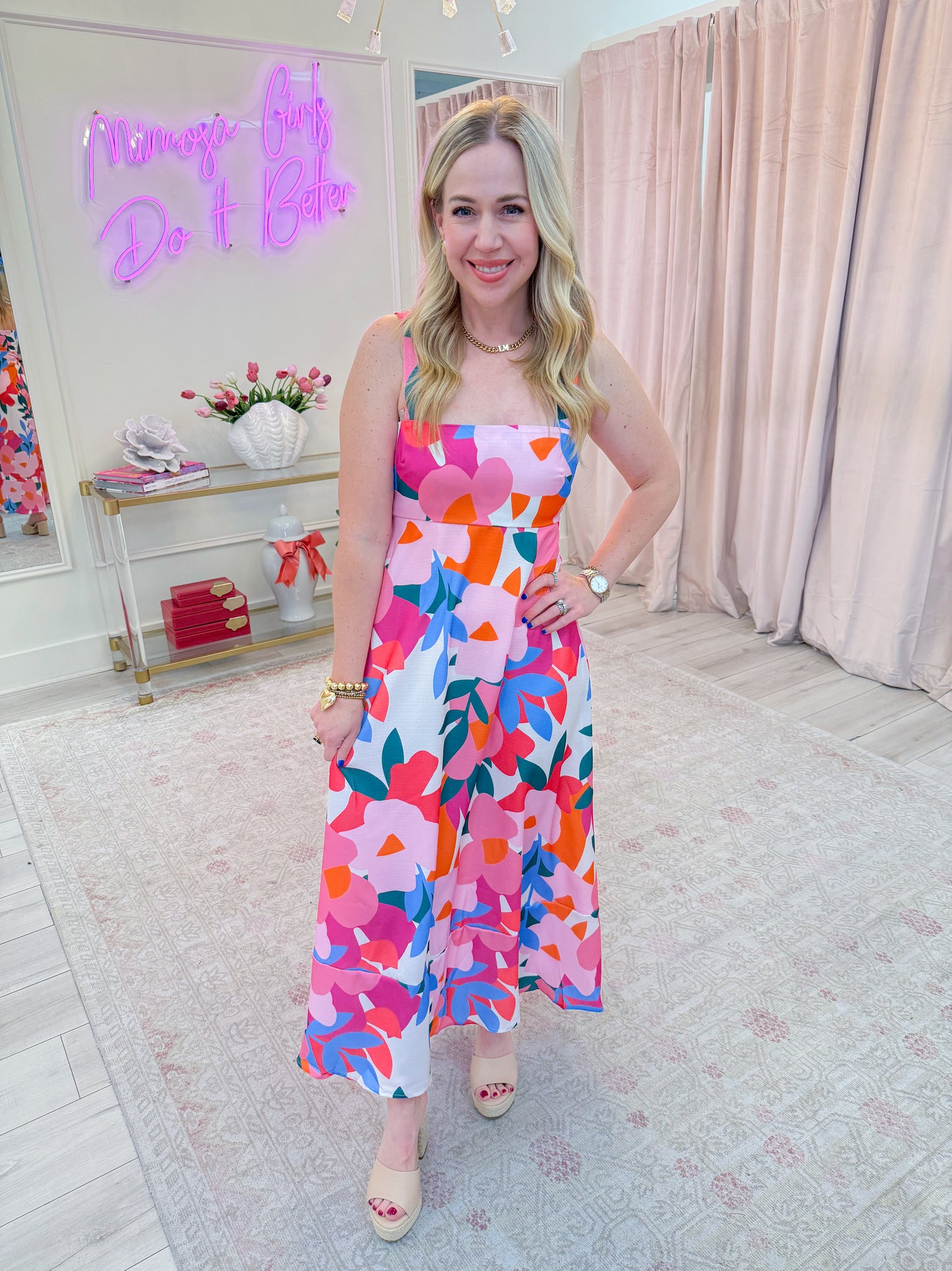 Floral Retreat Maxi Dress