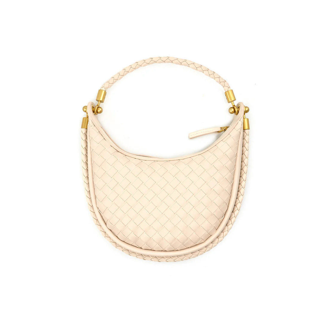 Woven Hobo Handbag Med