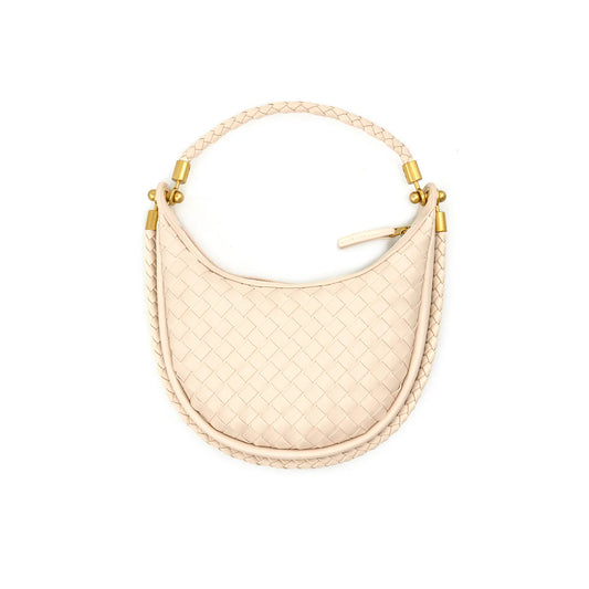 Woven Hobo Handbag Med