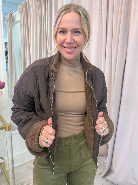 Ashton Quilted Reversible Jacket