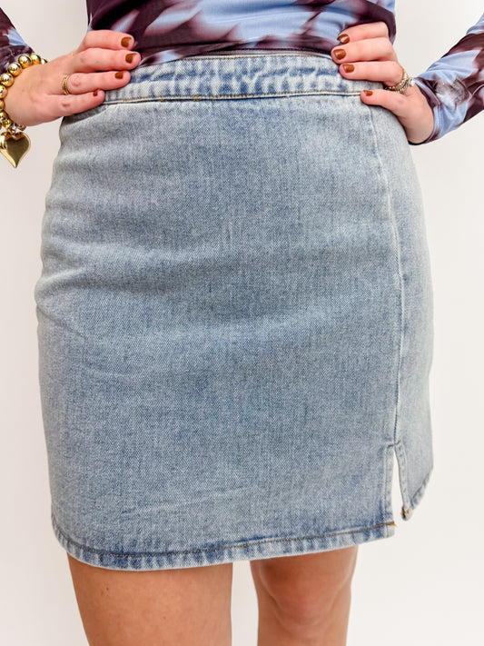 Metropolis Denim Skirt
