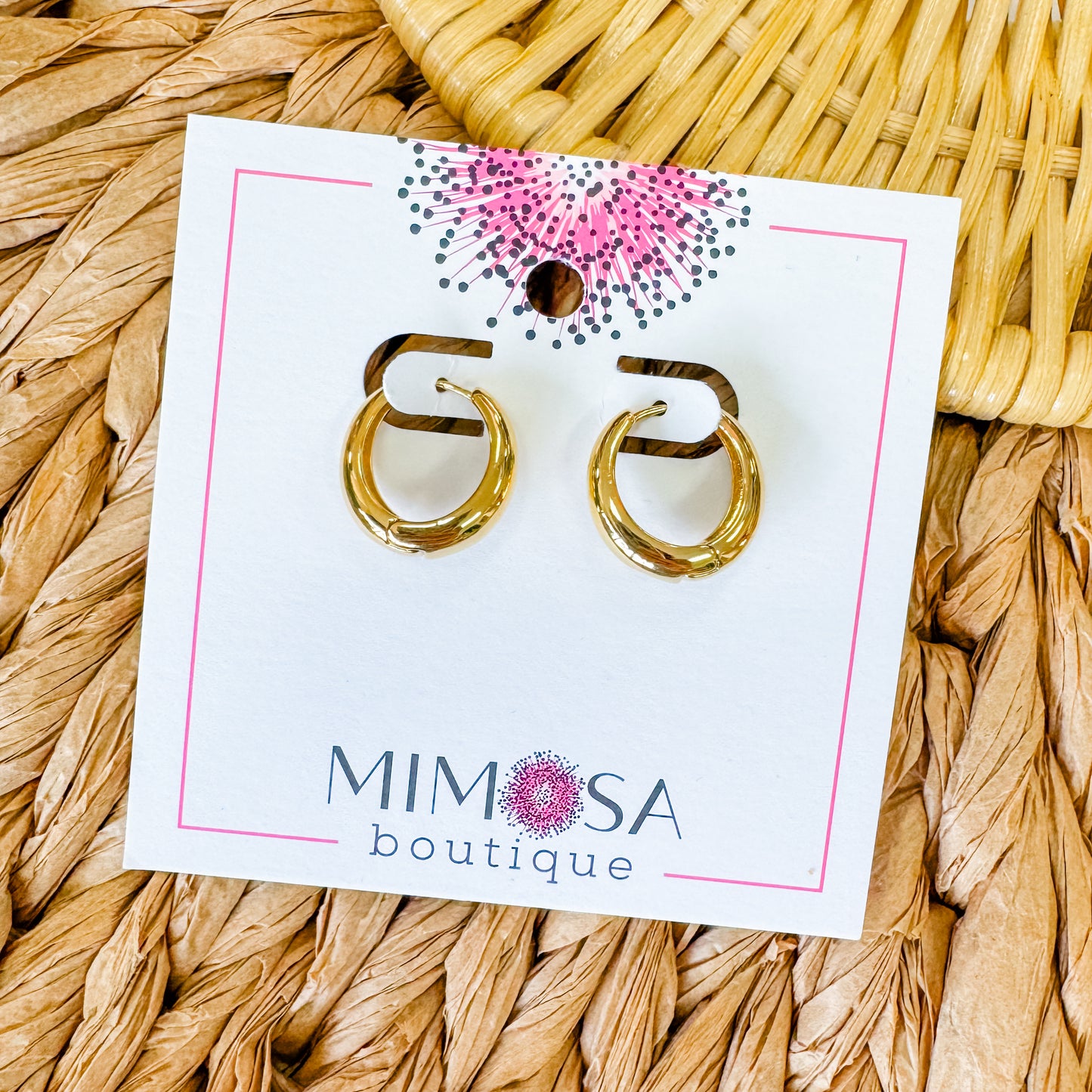 Classic Small Hinge Hoop Earrings