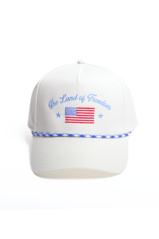 The Land of Freedom Embroidery Cap