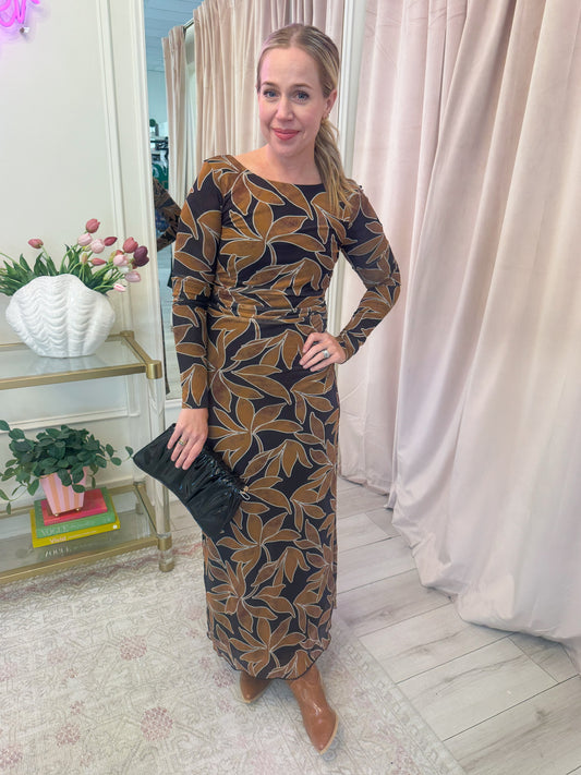 ZS Spellbound Nox Floral Maxi Dress