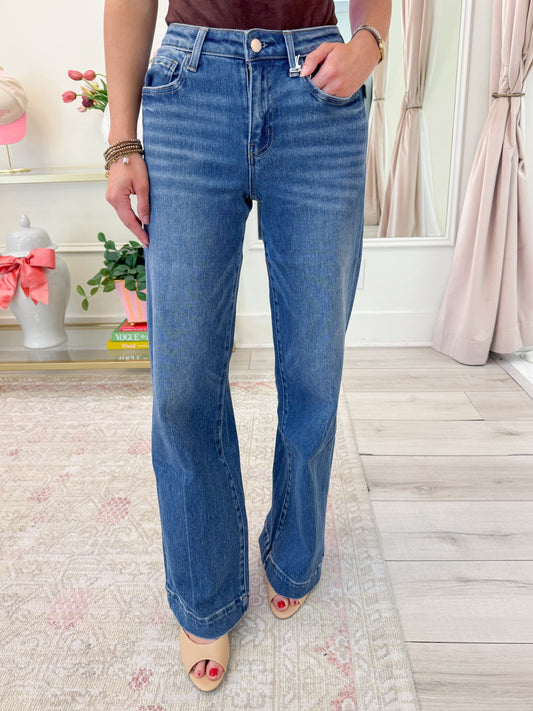 High Rise Wide Trouser Jean