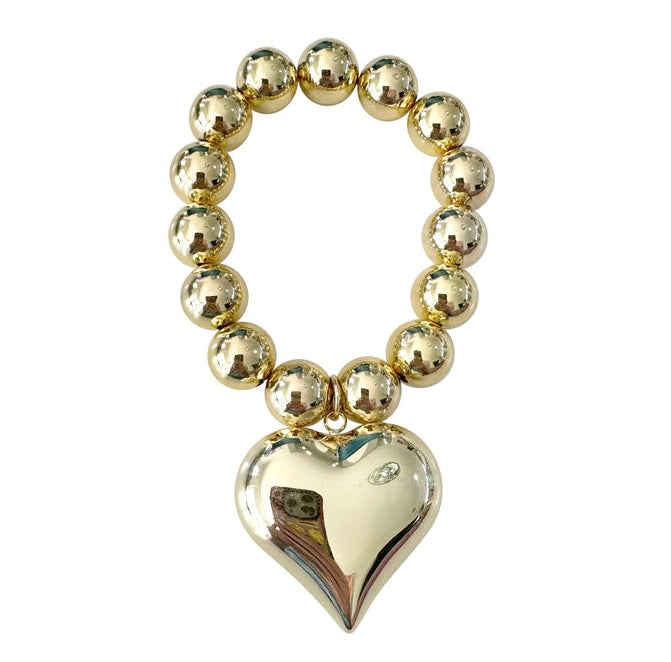 Gina Puffy Heart Bracelet