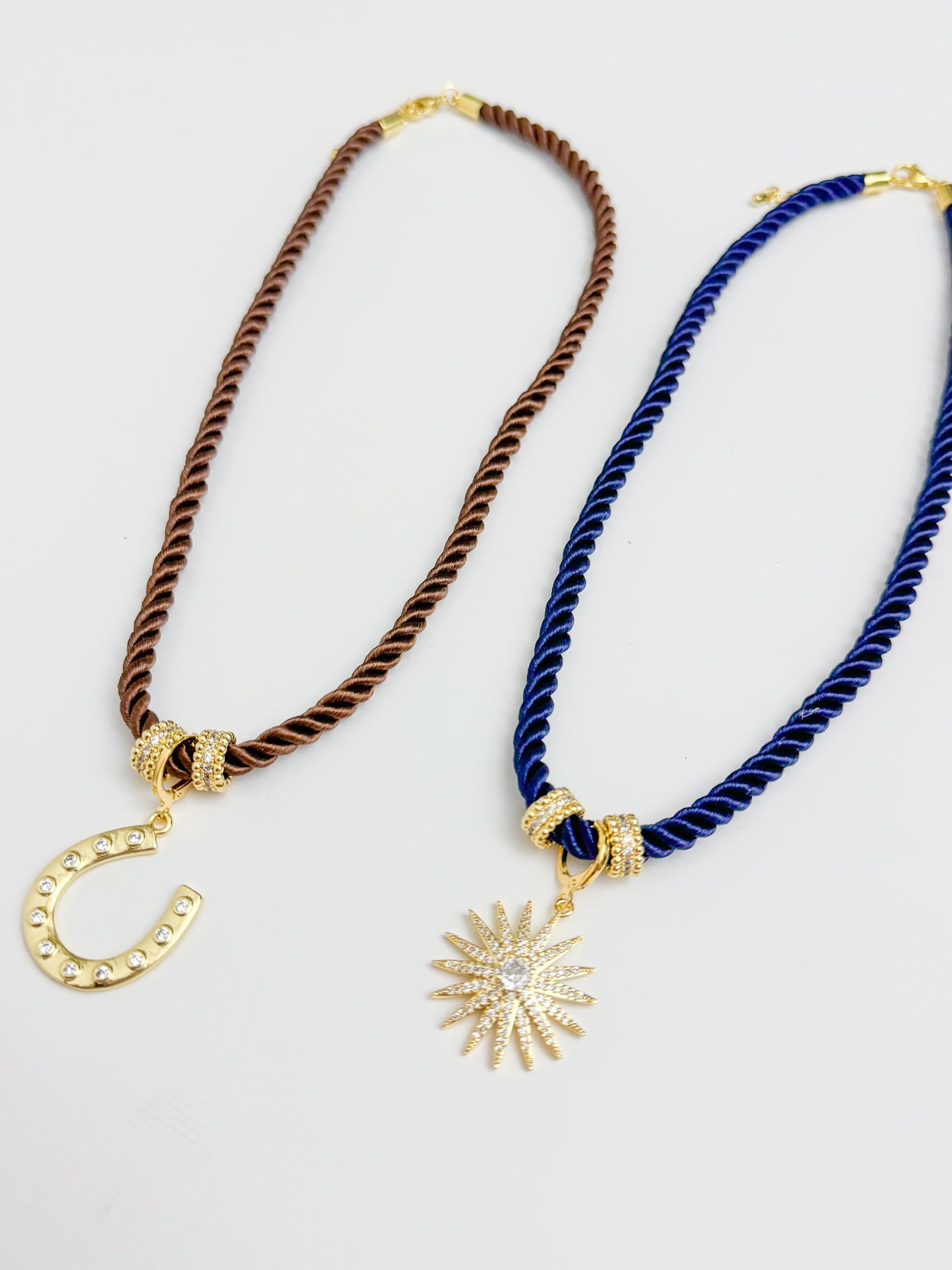 Lenny Cord Charm Necklace