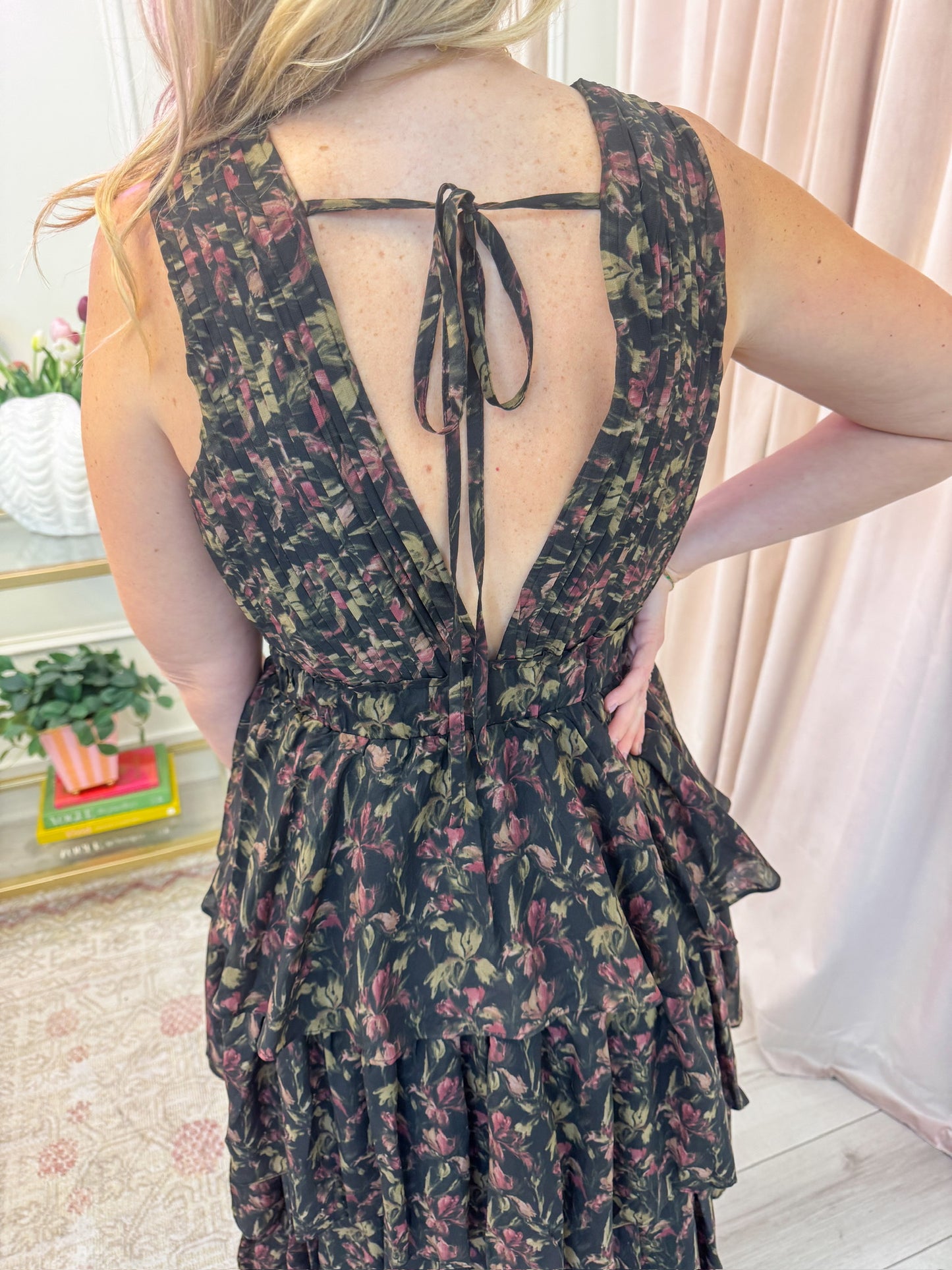 Evening Romance Tiered Maxi Dress