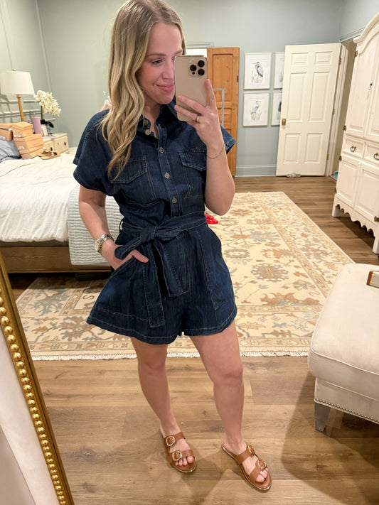Jada Denim Romper