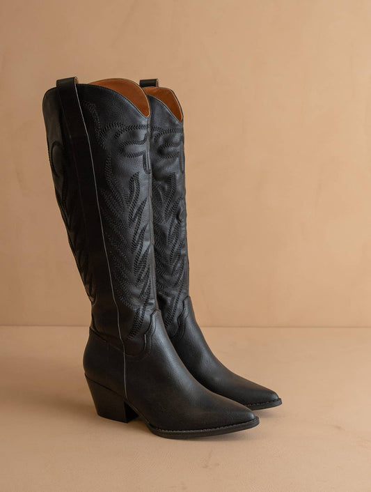 The Samara Embroidered Tall Boot