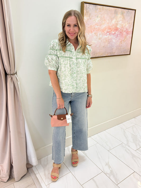 Francis Floral Puff Sleeve Blouse