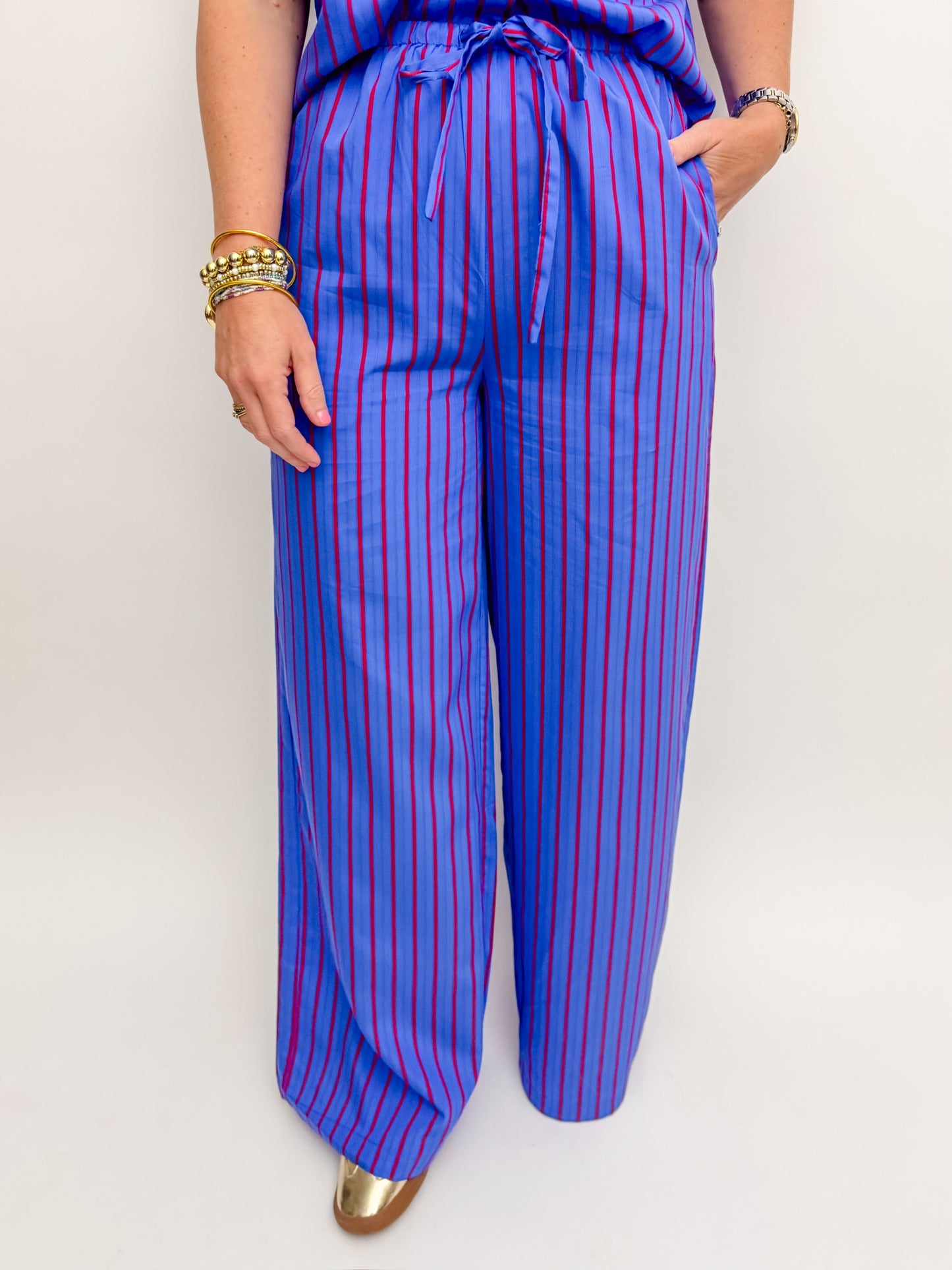 Edeline Stripe Trouser