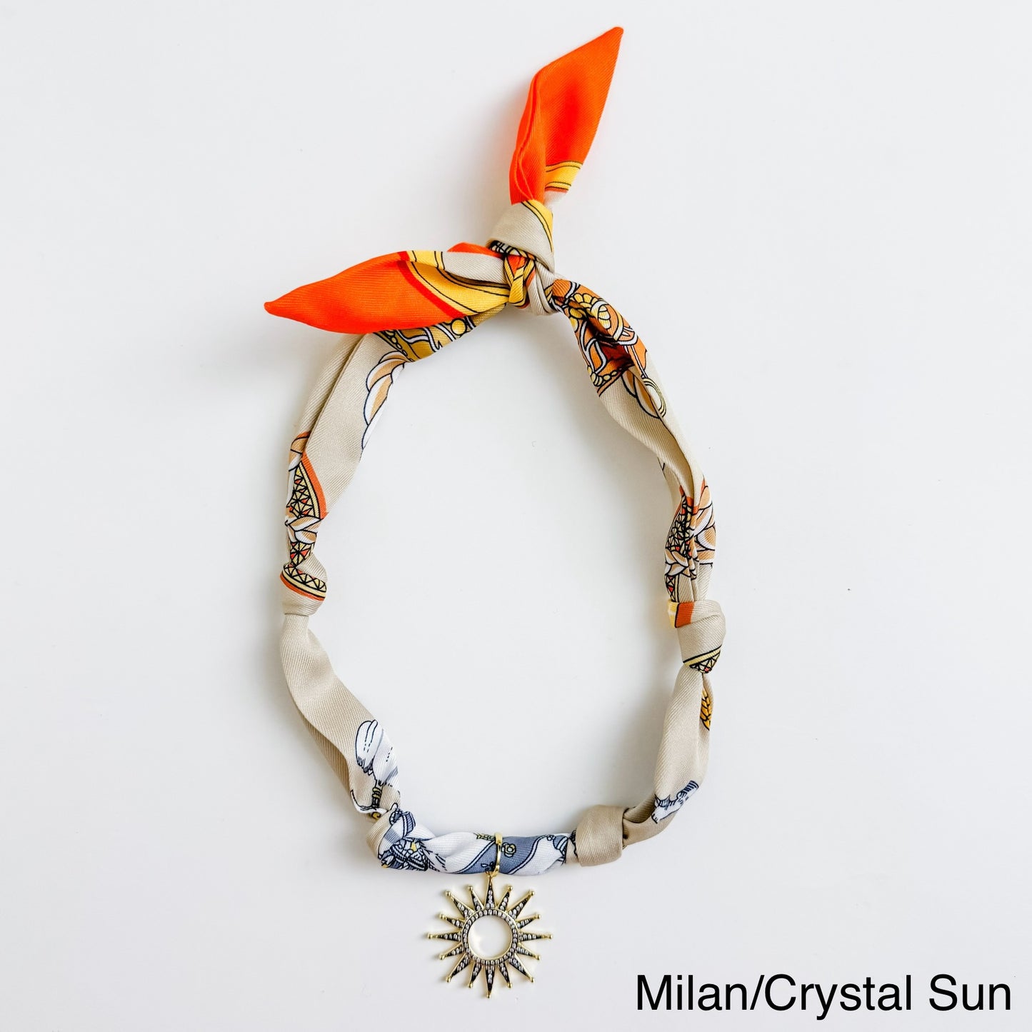 Knotted Scarf Necklace