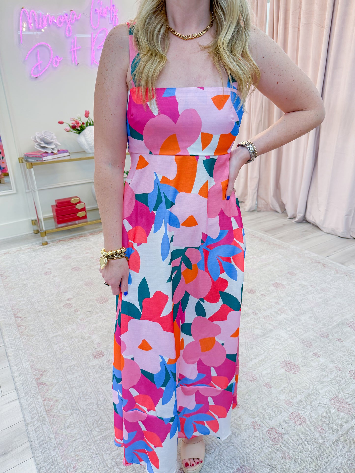 Floral Retreat Maxi Dress