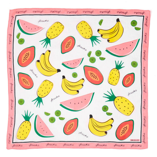 Carson Fruit Print Scarf