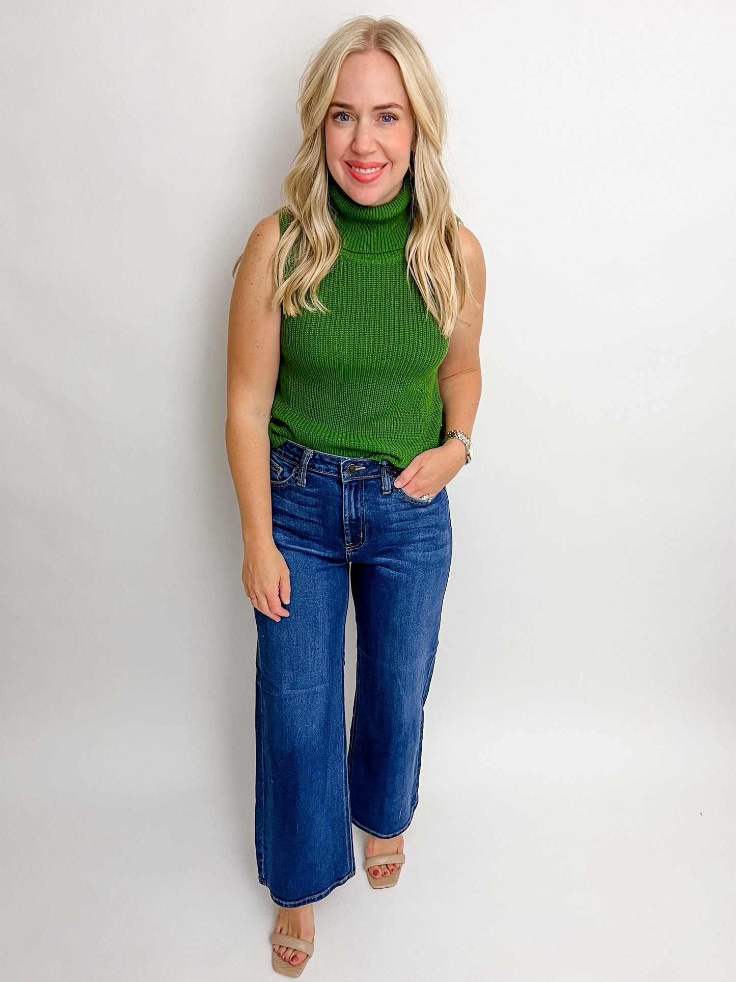 JBD High Rise Wide Leg Jean