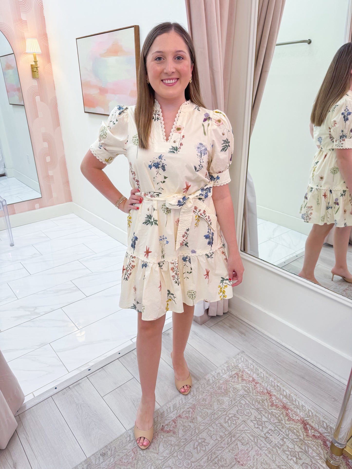 Mara Floral Mini Dress