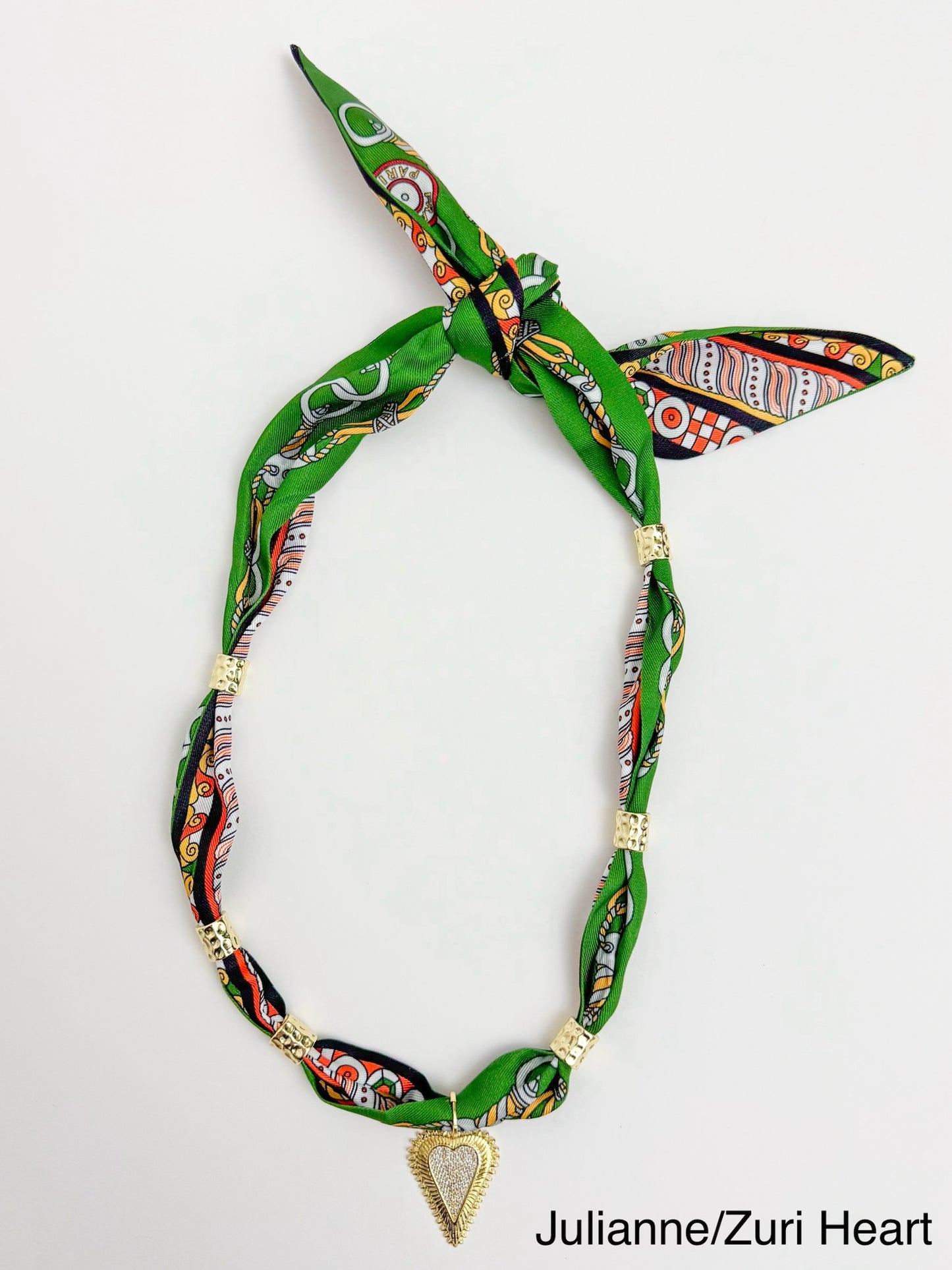 New Gold Spacer Scarf Necklace