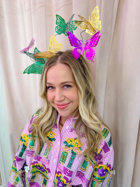 Butterfly Carnival Crown-Mardi Gras