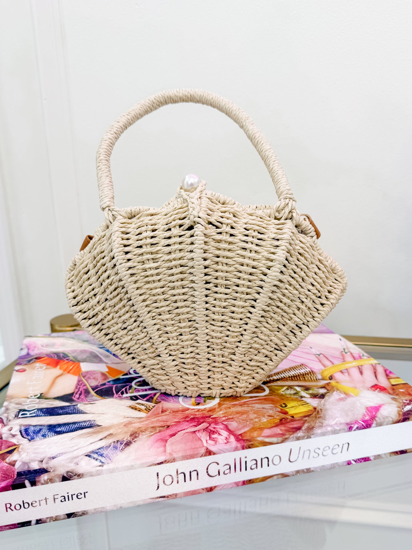 Ivory Sea Shell Handbag