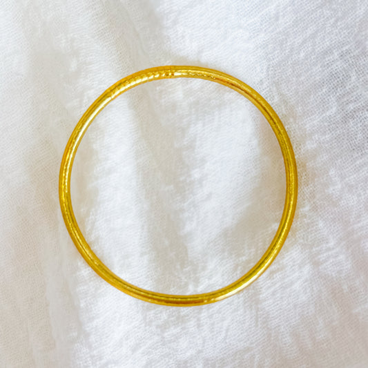Thai Skinny Bangle - Gold