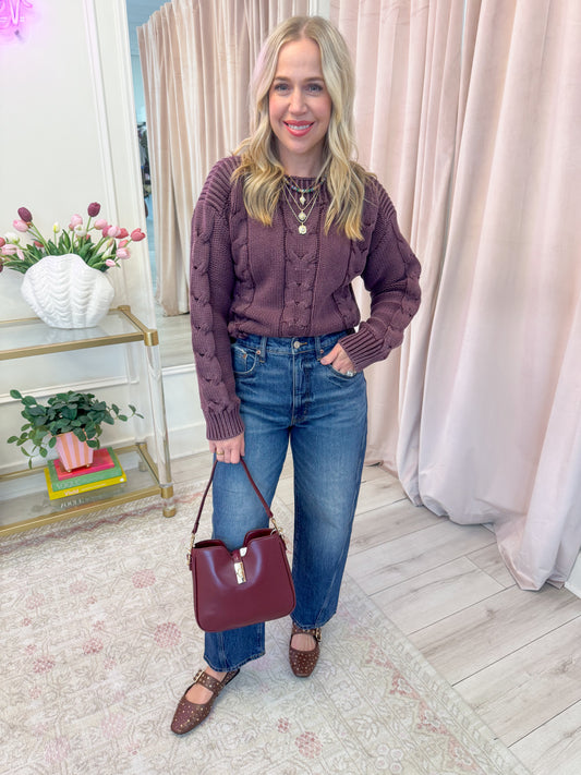 Debbi Cable Knit Sweater