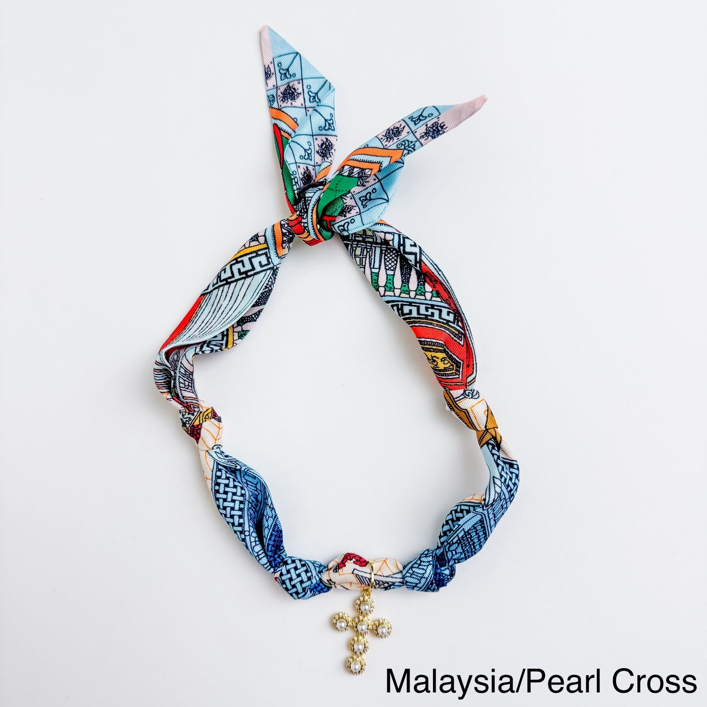 Knotted Scarf Necklace