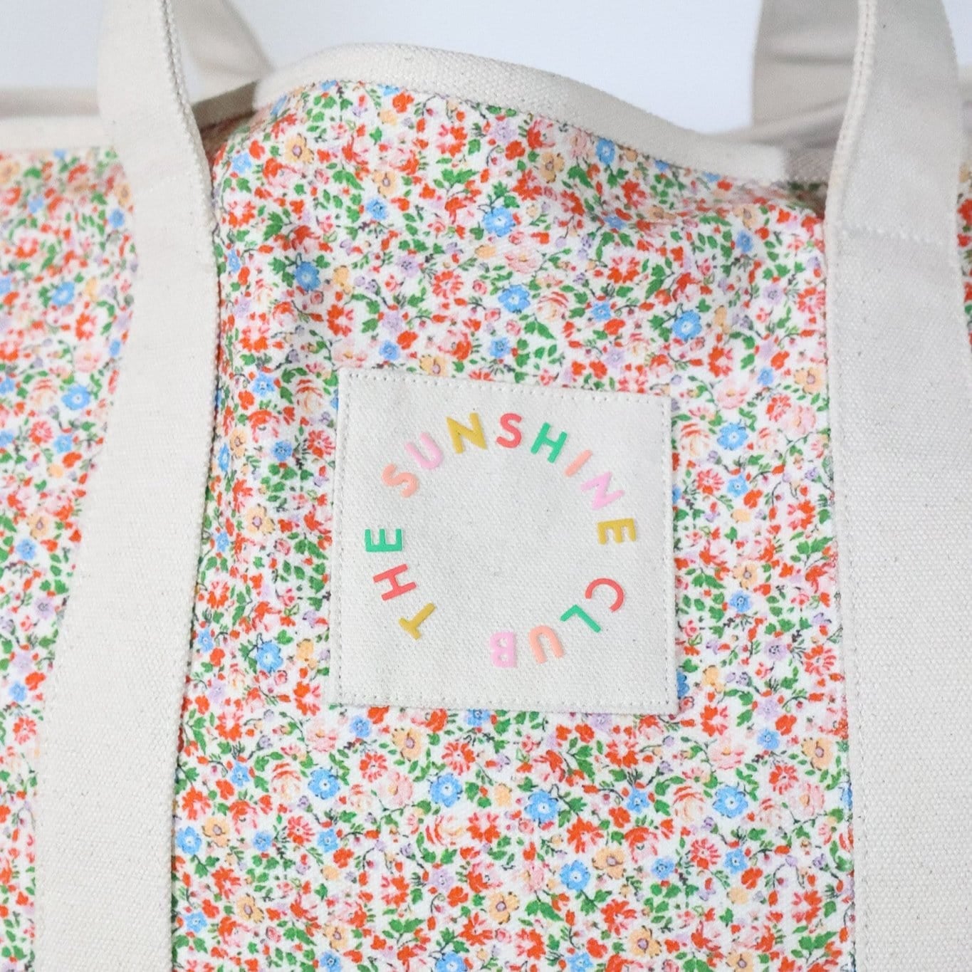 ST Floral Cavas Tote