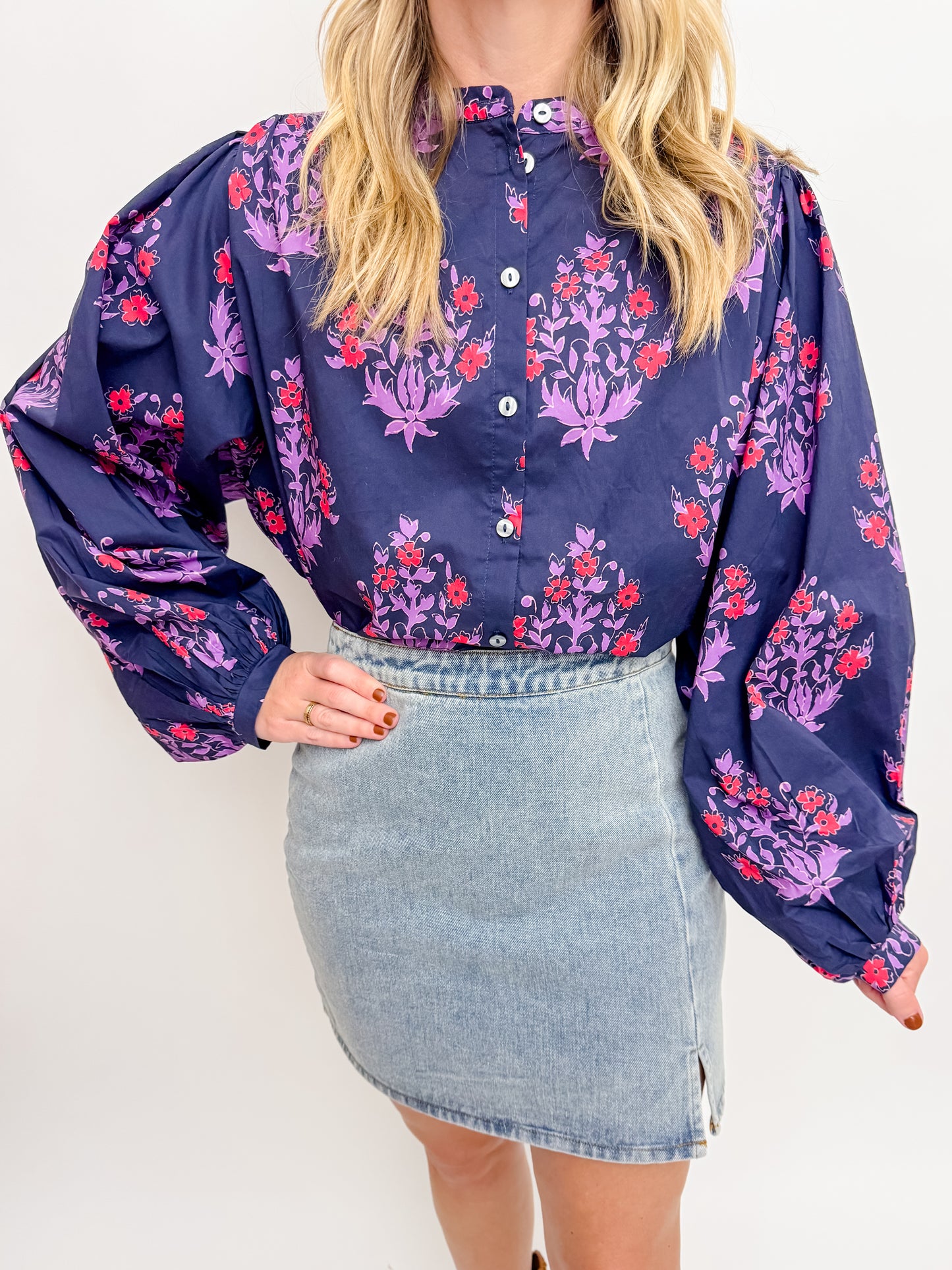 Metropolis Denim Skirt