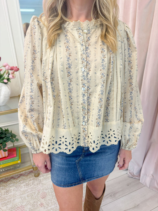 Bloom & Thread Button Up Blouse