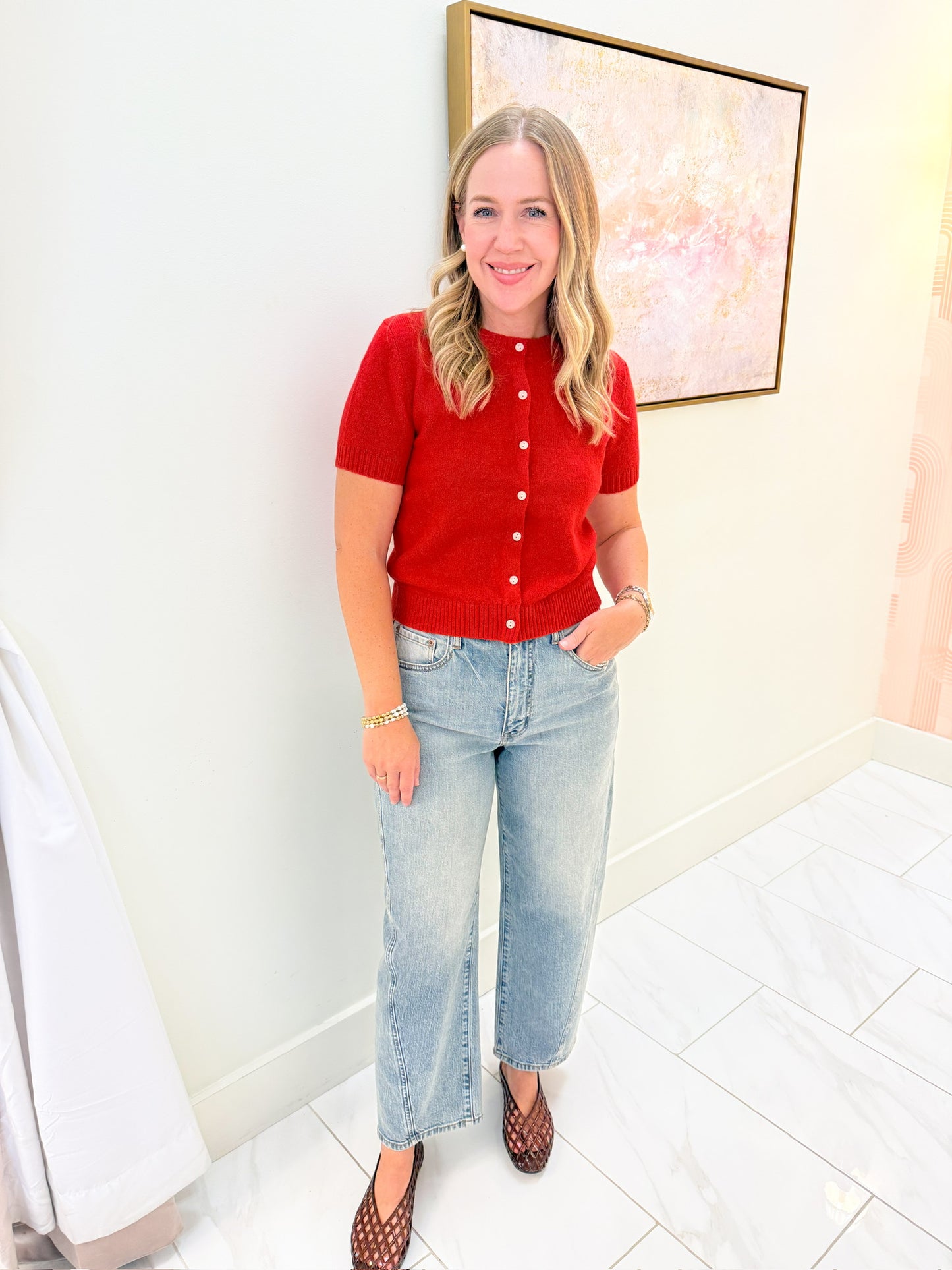 The Penelope Short Sleeve Cardigan