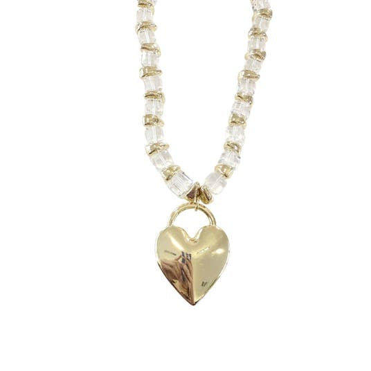 Clear Love Necklace