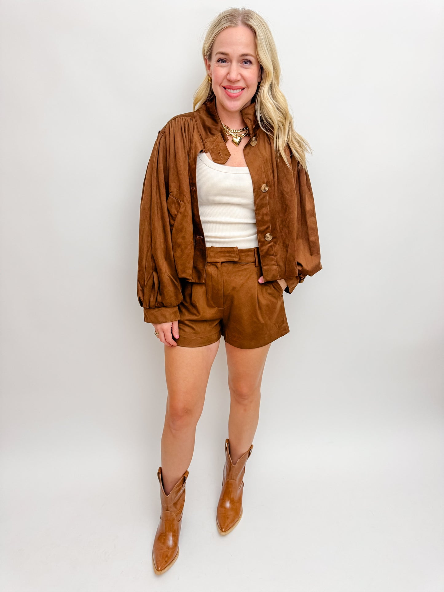 Deirdra Suede Jacket