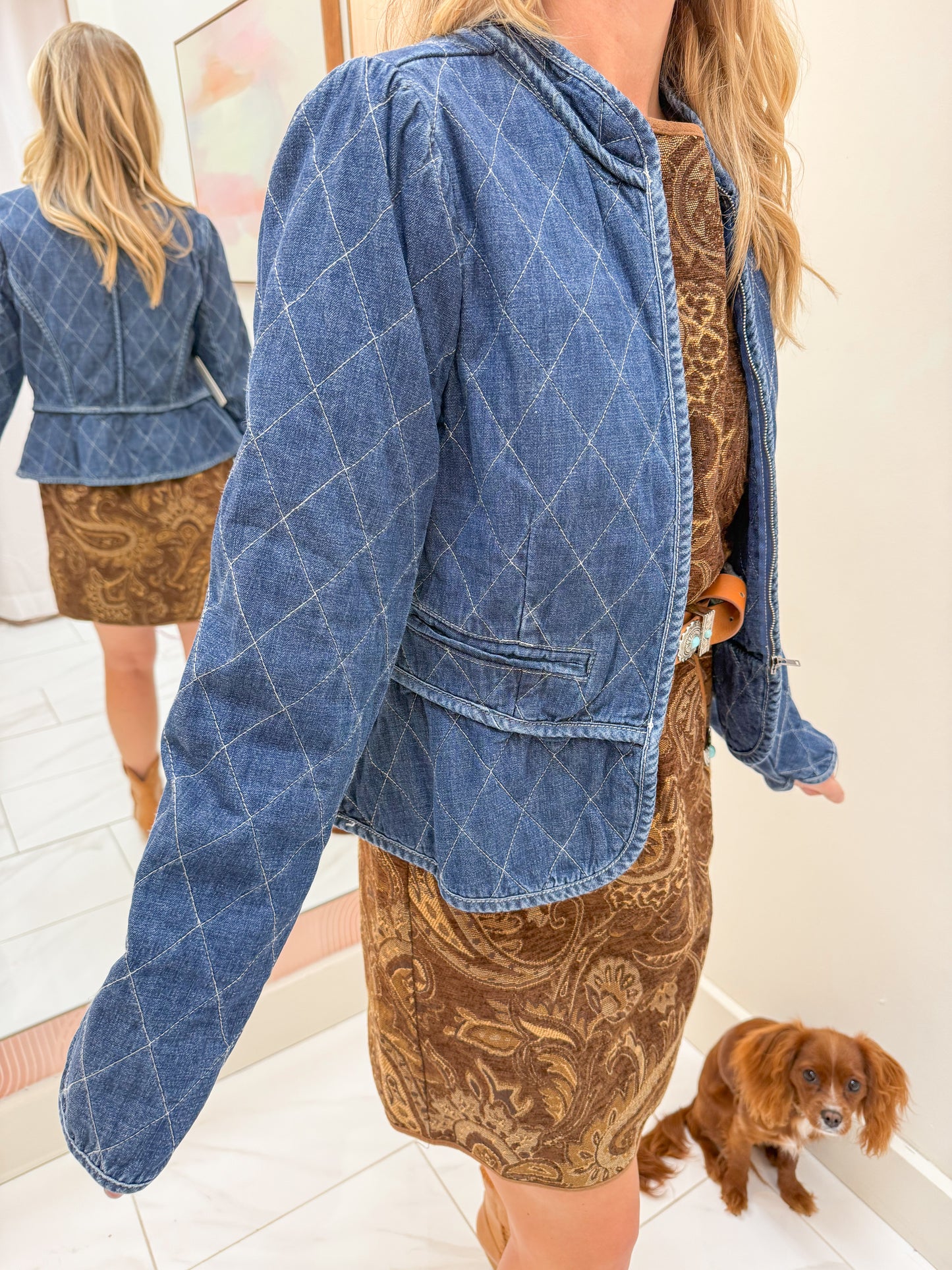Denim Muse Quilted Jacket