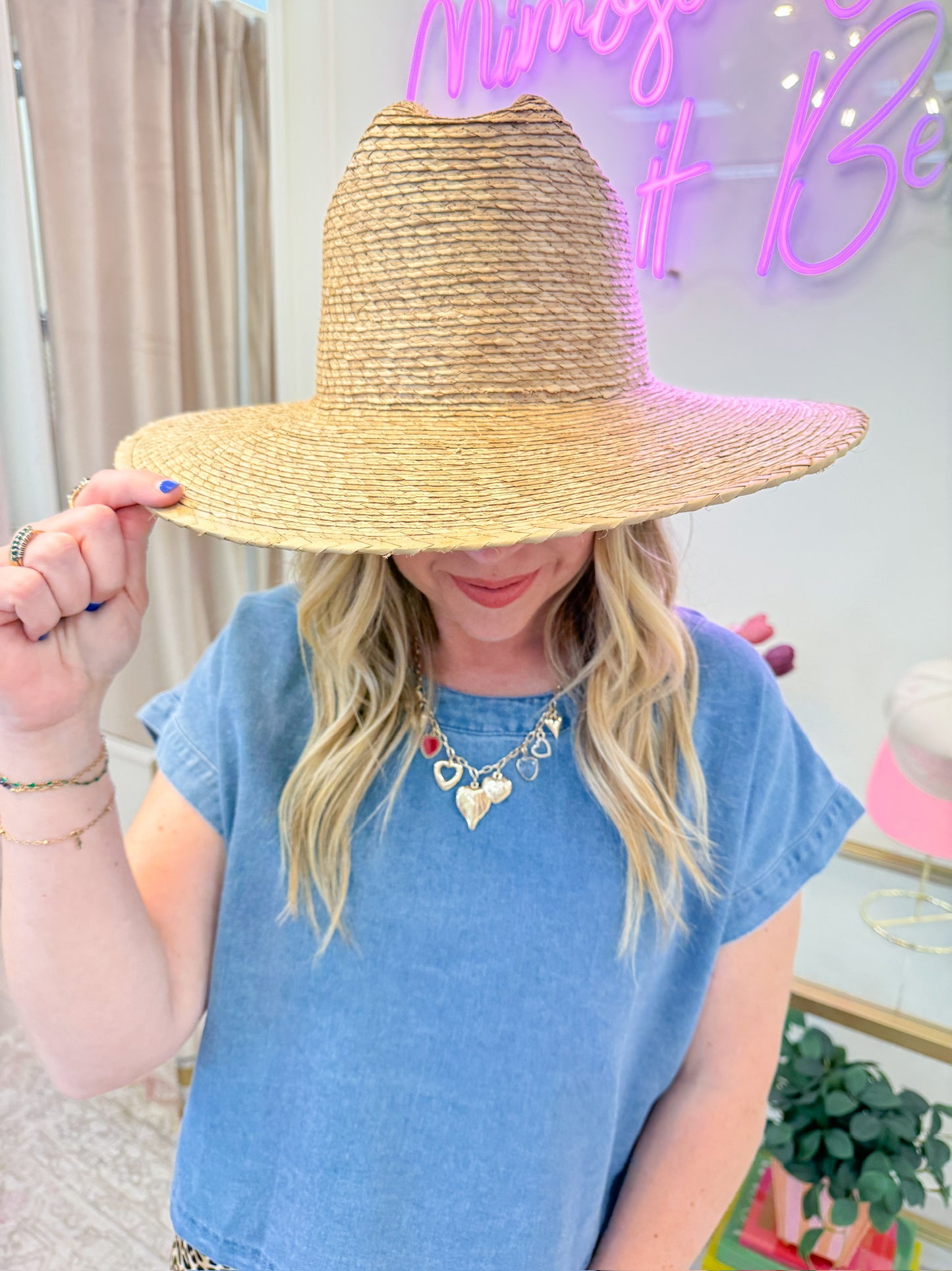 Emma Palm Rancher Sun Hat